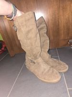 Graceland Stiefel braun Kunstwildleder Grösse 38