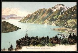 AK Axenstein, Ausblick gegen Pilatus