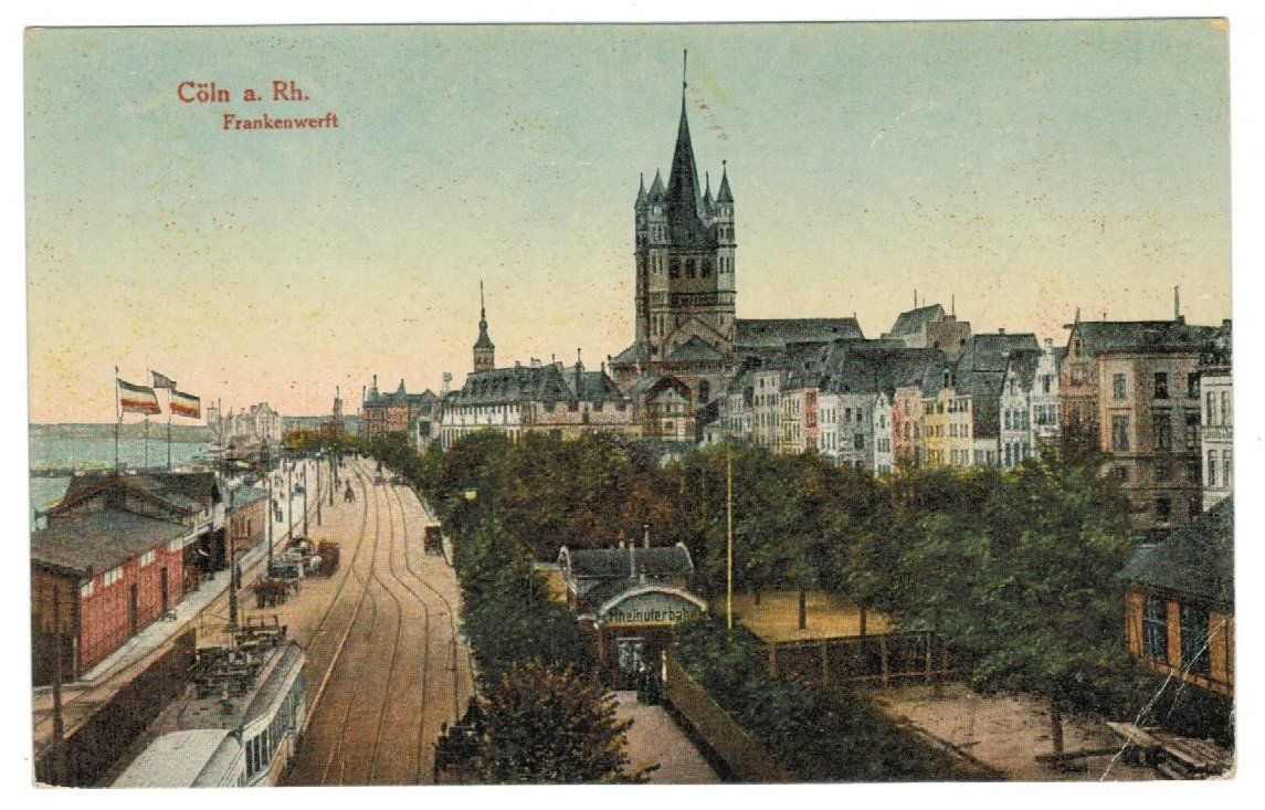 Ansichtskarten: AK Köln, Frankenwerft – Gebraucht aus Zürich von Tolima194