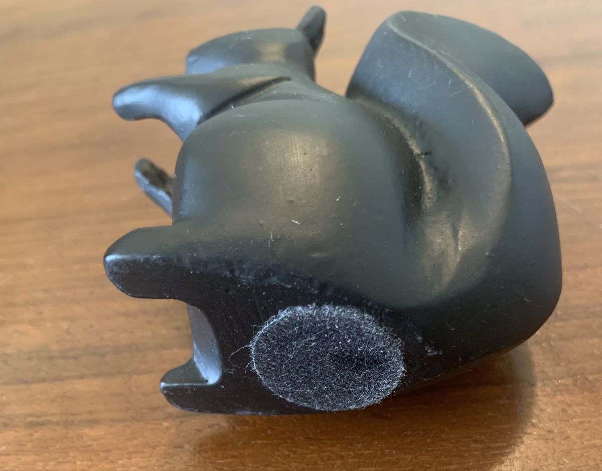 Statuette: Vintage schwarz Eichhörnchen Figur – Usato da Unterseen venduto da jpowers1971 4