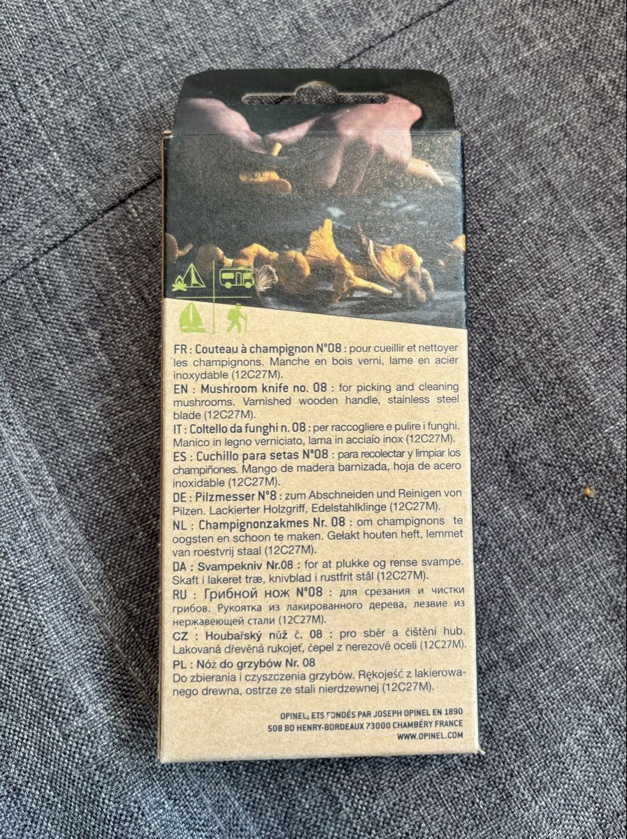 Opinel Accessori: Opinel Pilzmesser – Nuovo e nell'imballaggio originale da Binningen venduto da Alpakat 1