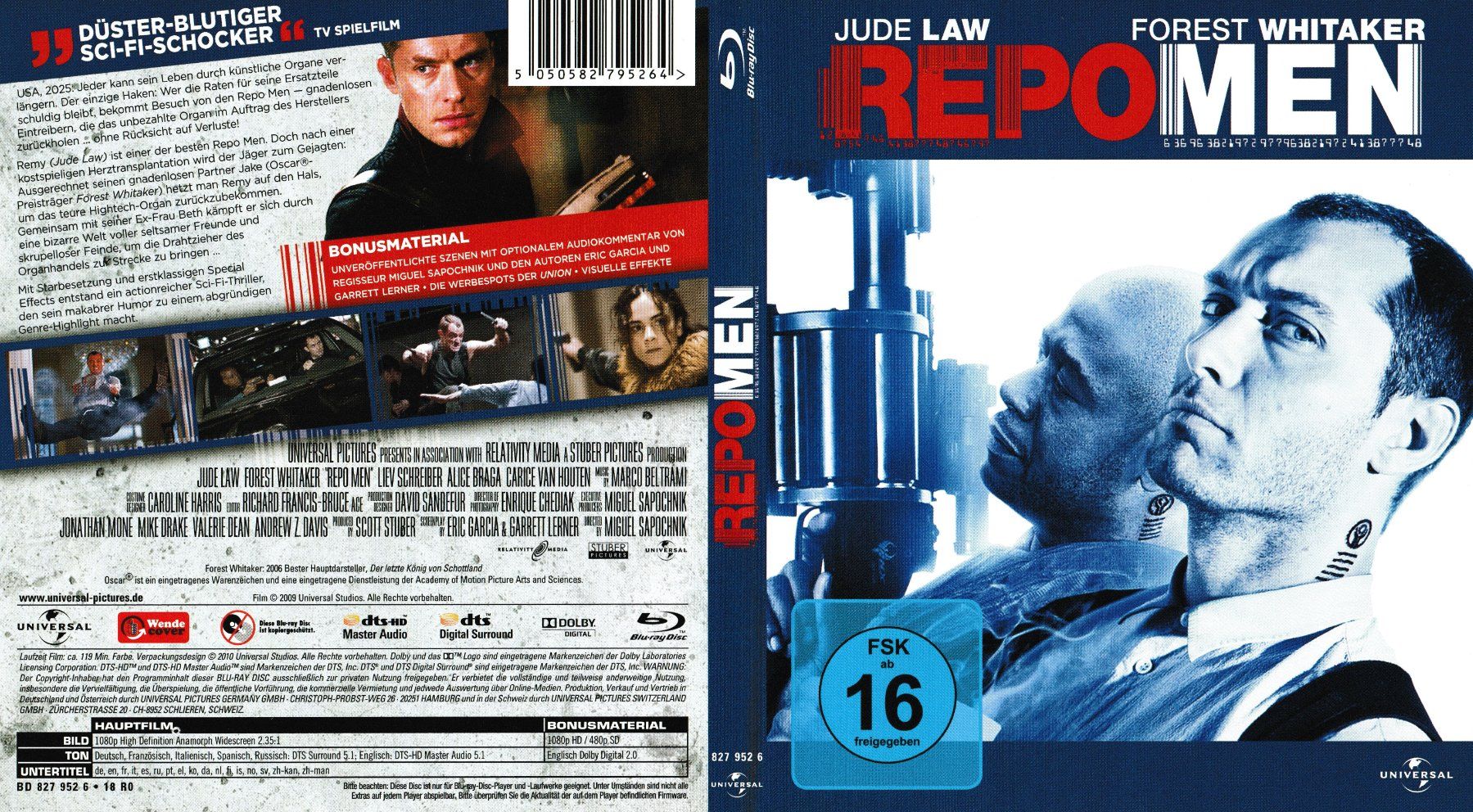 Alle DVDs: Blu-Ray - Repo Men – Gebraucht aus Langnau am Albis von MediaRescuerKeLoX