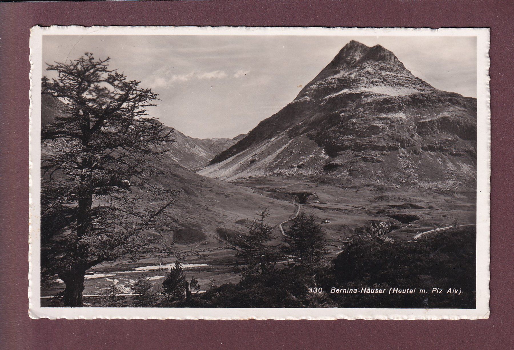 Ansichtskarten: BERNINA-HÄUSER - 1943 – Gebraucht aus Pully von nicecards