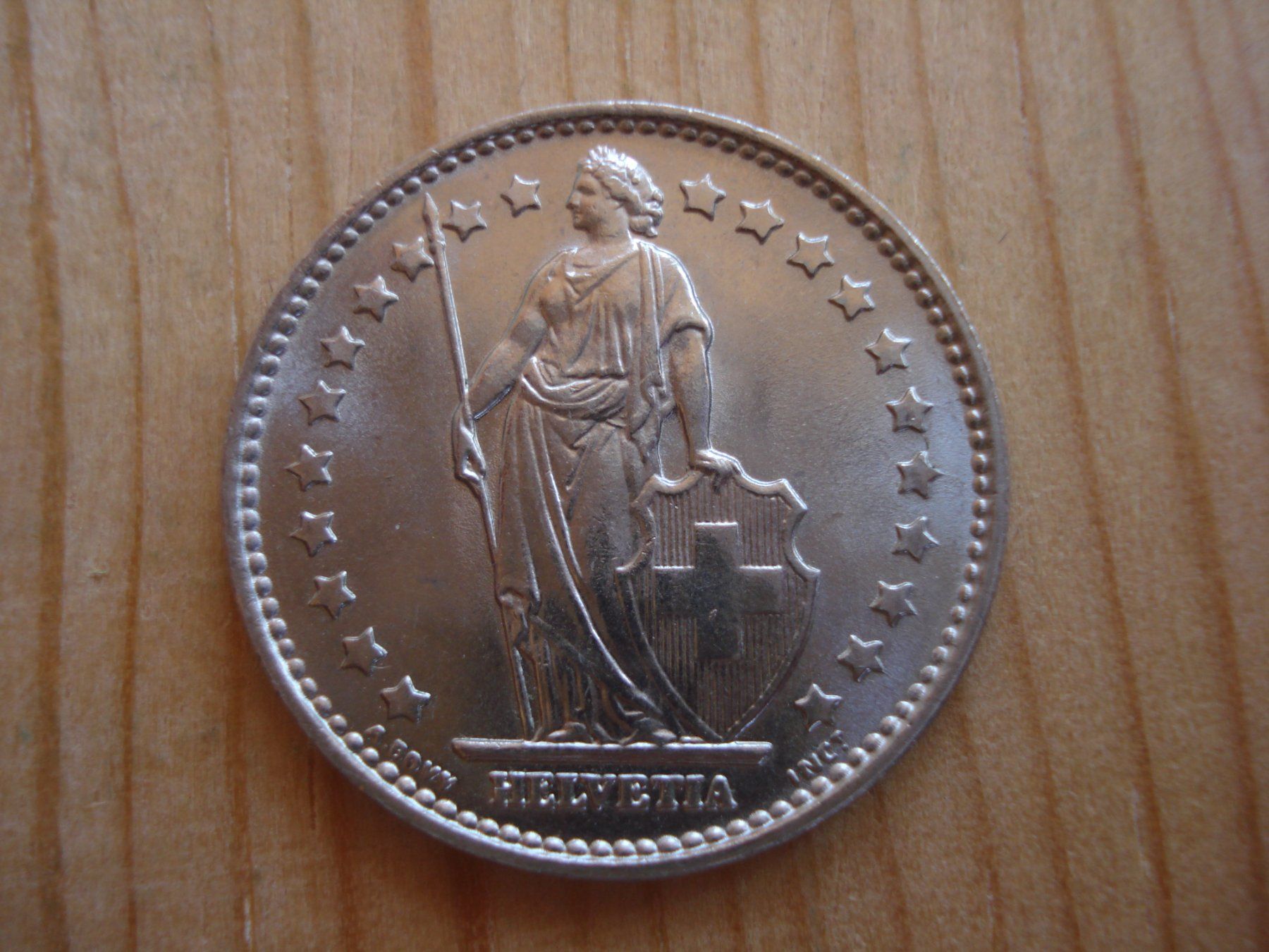 Tutti le monete: (P2) 1 Franken 1968 STGL – Usato da Erlach venduto da Net-Coins 1