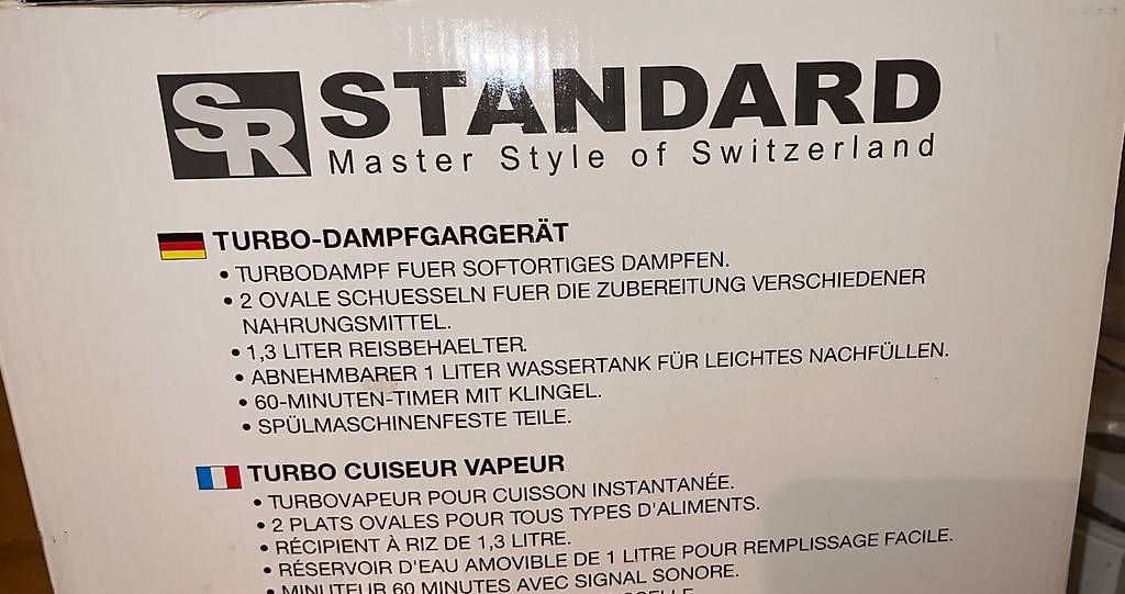 Elettrodomestici da cucina: Turbo Dampfgarer  – Usato da Glattpark(Opfikon) venduto da Peo2 1