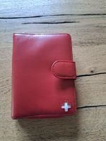 Rote Portemonnaie/Organizer mit Schweizer Kreuz