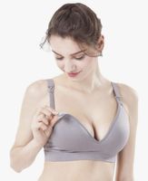 Soutien-gorge d'allaitement rose taille L- Confortable