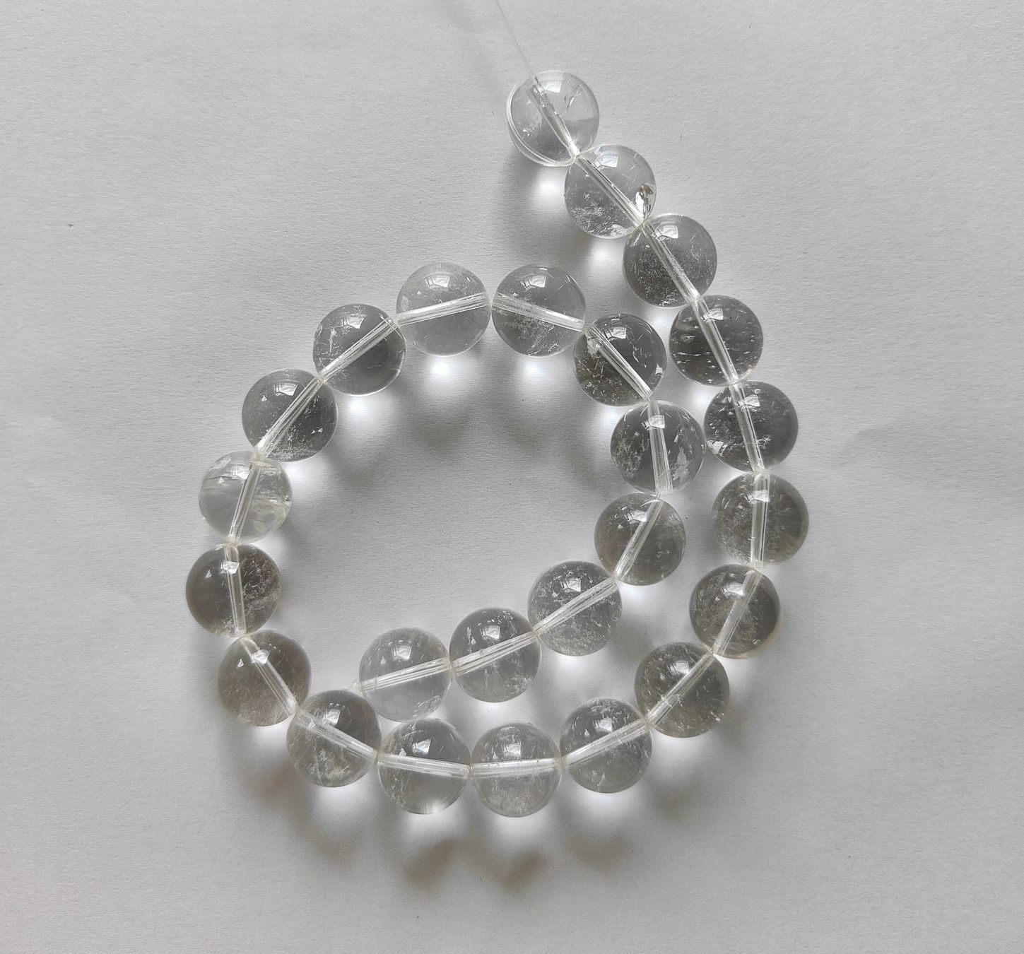 Pietre preziose: Bergkristall, Beads 16mm, Strang – Nuovo e nell'imballaggio originale da Rümlang venduto da 21f