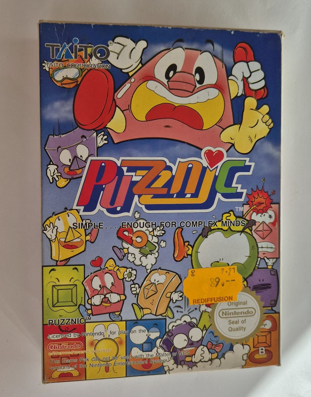 Nintendo Giochi: Puzznic - NES - OVP – Usato da Zürich venduto da Mephisto87