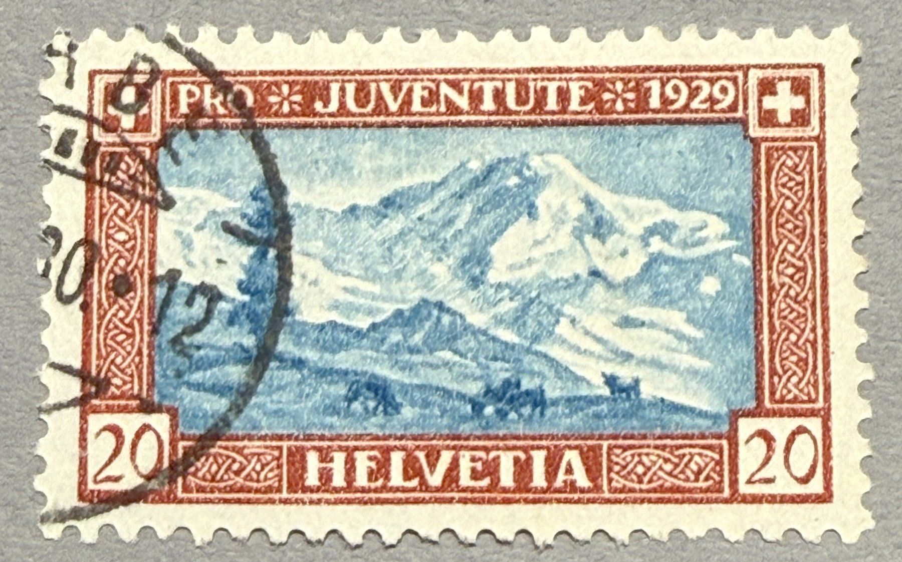 Tutti i francobolli: PJ51 Ret.3.03 Kat. Spez. 100.- – Usato da Steinhausen venduto da yukon26