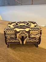 Mechanische + Musikalische Schmuckschatulle aus Holz !!NEU!!