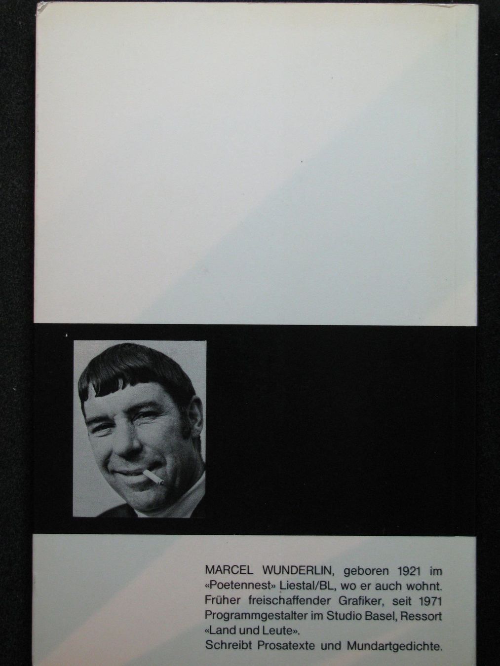 Libri: Marcel Wunderlin Blau Schtunde Värs im – Usato da Reitnau venduto da Zaomir 1