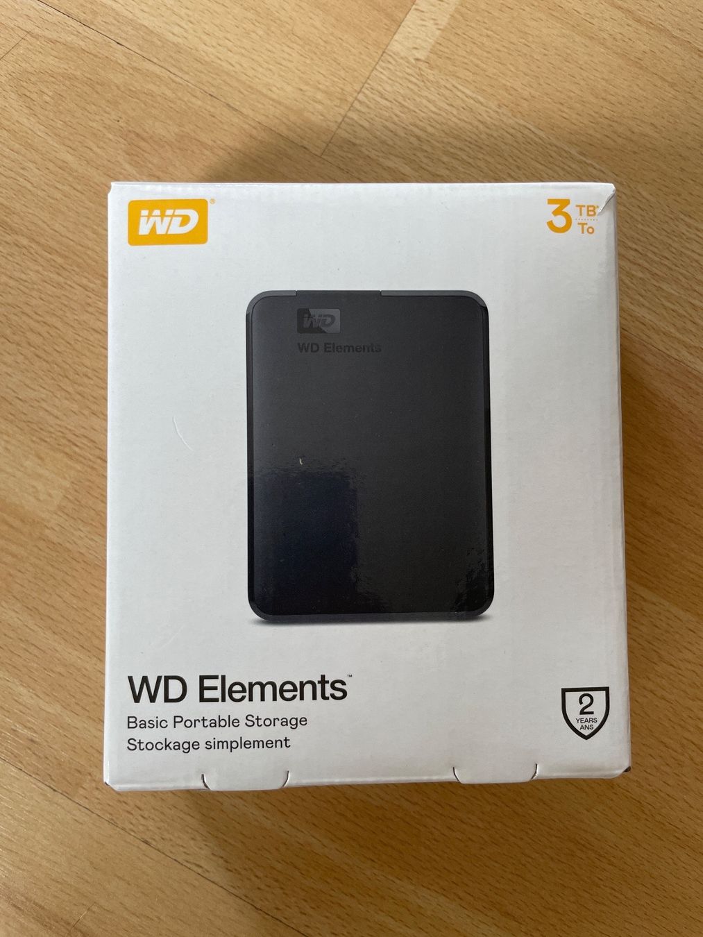 Western Digital Harddisks: WD ELEMENTS Basic Portable Storage 3 TB – Neu (gemäss Beschreibung) aus Fontainemelon von