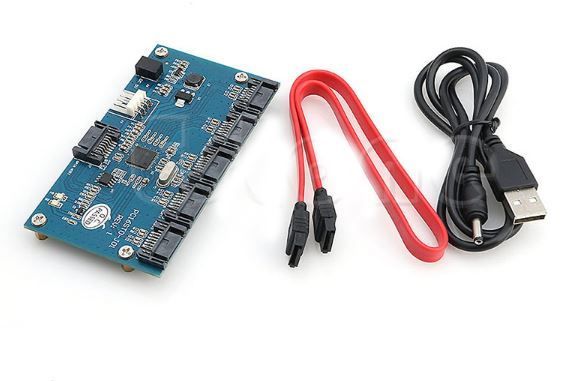 Konverter: SATA 1 bis 5 Port-Konverter – Neu und originalverpackt aus Unterägeri von RmOnline 1