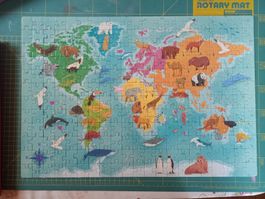 Clementoni Puzzle Weltkarte 250 Teile