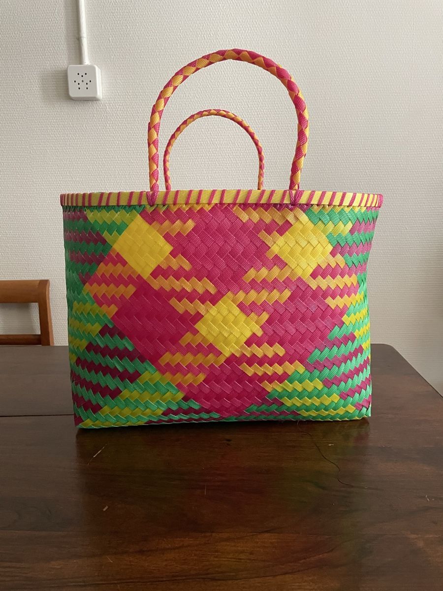 Altro per la casa: Panier tissé multicolore artisanal – Usato da Lausanne venduto da Heinic