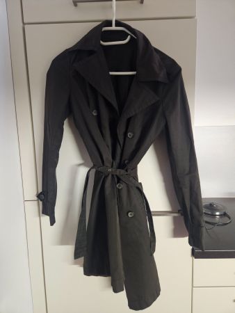 Benetton Mantel/Jacke dunkelbraun Gr. 42