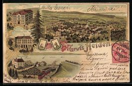 Litho Heiden, Gemeindehaus, Schulhaus, P