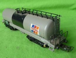 SNCF Vierachs-Kesselwagen TOTAL Märklin 4751 hs  gebraucht