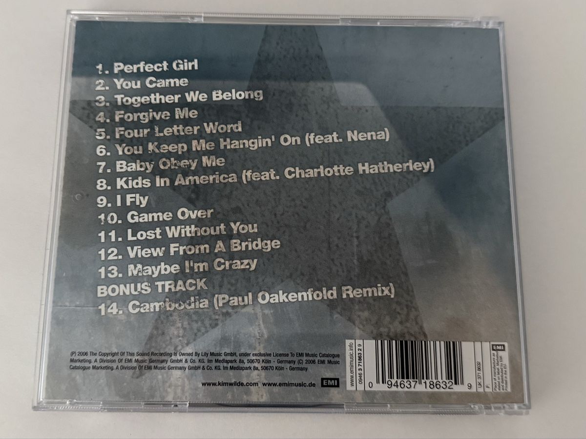 CD: Kim Wilde - Never Say Never CD Album 2006 – Usato da Oberried Brienz venduto da Chyara 1
