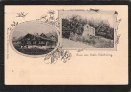Gruss aus Grabs - Werdenberg SG,Wiesli,Bad Grab., gel. 1904