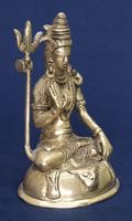 Shiva Statue, indische Gottheit mit Dreizack