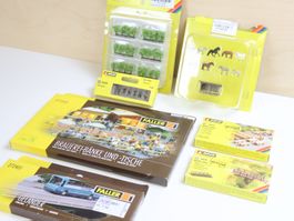 NOCH/FALLER viele Figuren & Zubehör Set - Spur N Neuwertig