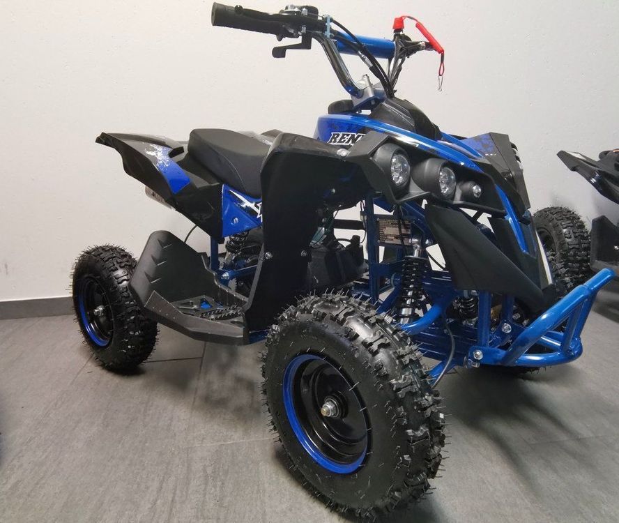Quad Enfant 49cc KXD M5 - Mini ATV Essence 2 Temps - Vitesse Max 45km/h - Bleu