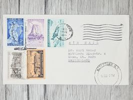 CL07 Enveloppe + Timbre USA 1956
