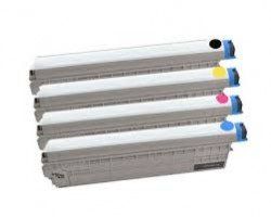 TONER SET ERSATZ zu OKI C822 (BK/C/M/Y)