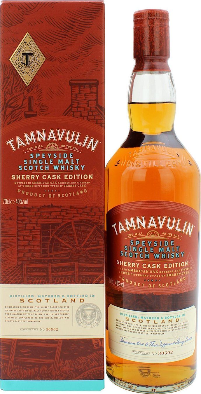Bevande alcoliche: TAMNAVULIN SHERRY CASK 70CL – Nuovo e nell'imballaggio originale da Meggen venduto da baerli1976