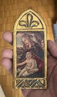 Antike Ikone "Madonna mit Kind", gerahmt, Rarität!