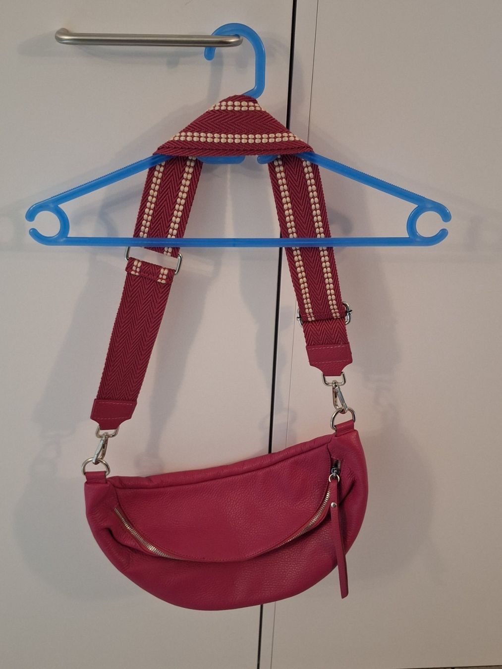 Borse da donna: Gürteltasche XL pink aus Echtleder – Nuovo (secondo la descrizione) da Zimmerwald venduto da fasiwa 1