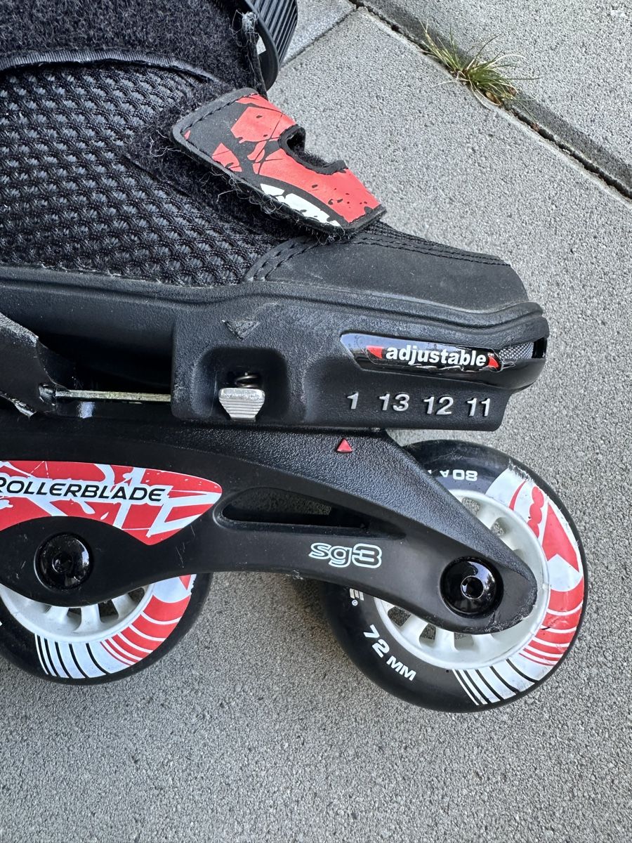Pattini in linea & Pattini a rotelle: Gut erhaltene Rollerblade Inlineskates, Grösse 28-32 – Usato da Illnau venduto da breitensteinstrasse 3