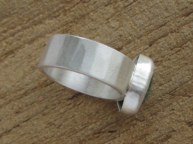Anelli: spezieller Ring Silber 999 Einzelstück Malachit Gr. 61+ – Nuovo (secondo la descrizione) da Ermatingen venduto da Decovin 4