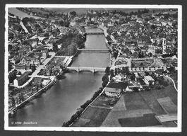 Solothurn Fliegeraufnahme "Aviatik beider Basel"
