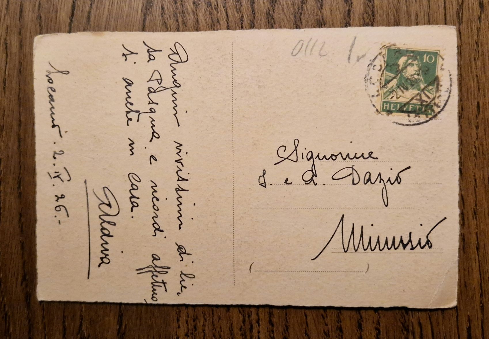 Cartoline postali: Le petit temple de la grand mère 1926 – Usato da Ebikon venduto da Donar50 1