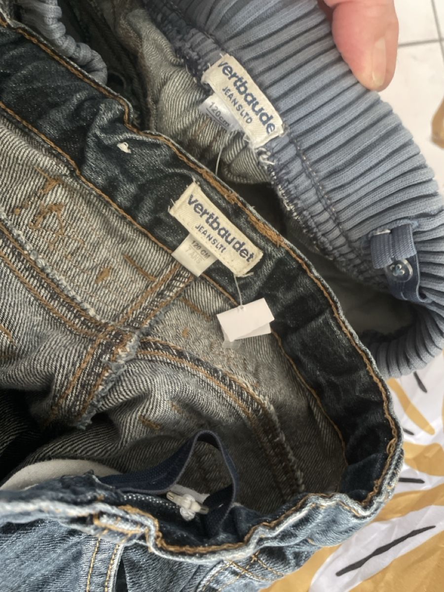Vertbaudet Hosen: 2 Vertbaudet Jeans Shorts, Gr. 120, Sommer – Neu (gemäss Beschreibung) aus Obergerlafingen von cabo4 2