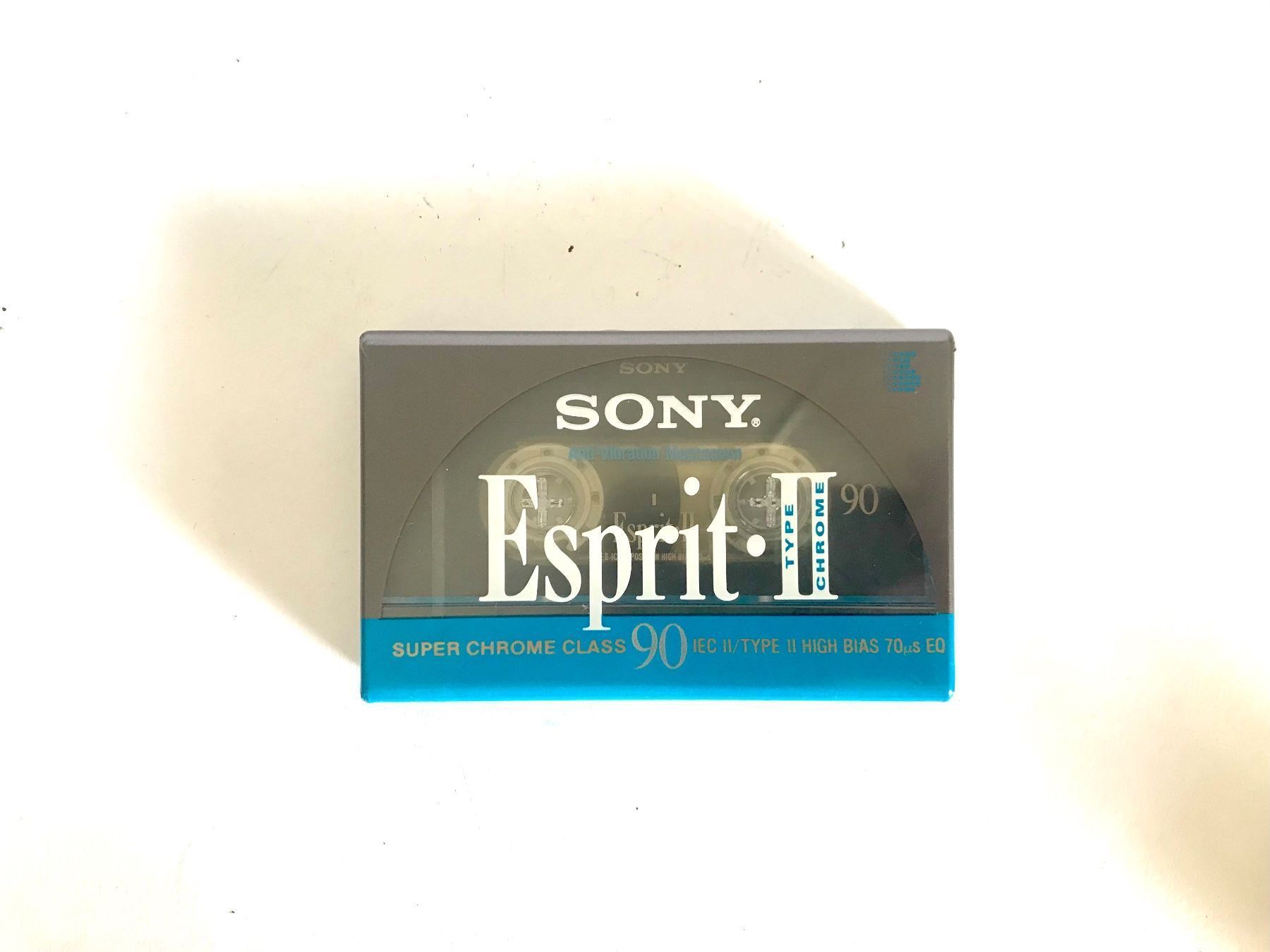 Musicassette: SONY Esprit-II 90 – Nuovo e nell'imballaggio originale da Zürich venduto da Tapehead