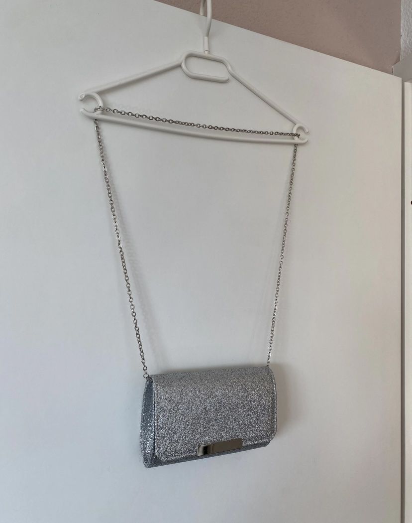 Borse da donna: Clutch - Silber, Glizer - Marke: Mascara – Nuovo (secondo la descrizione) da Düdingen venduto da ari_obe 1