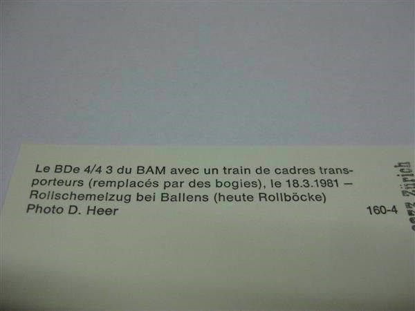 Cartoline postali: AK Güterzug bei Ballens – Nuovo (secondo la descrizione) da Malters venduto da Marosko 1