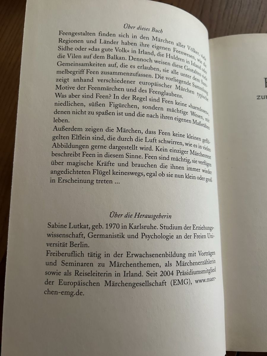 Libri: Feen-Märchen von Sabine Lutkat – Usato da chur venduto da corazon710 2