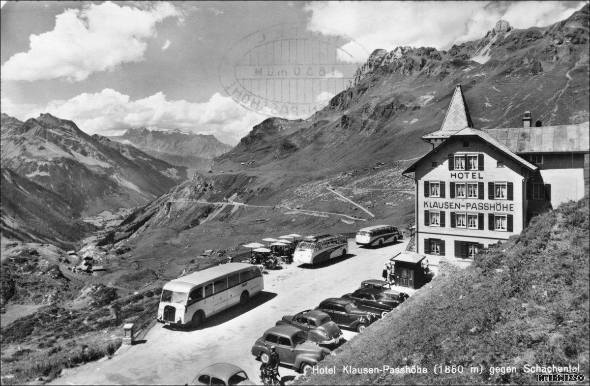 Cartoline postali: Klausen // altes Postauto VW Käfer Oldtimer Autobusse – Usato da Basel venduto da intermezzo12