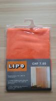 Lipo Kombivorhang mit Schlaufen orange