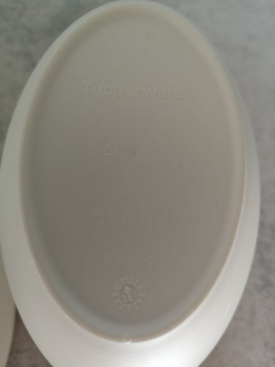 Saucière Iso Duo Tupperware 400ml - Blanc Mûre + Cuillère - Conservation Et Service Pratique