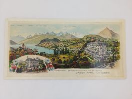 Lithographie Hotel Blumlisalp Spiez
