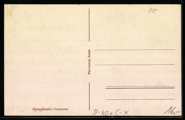 Cartoline postali: AK Grimsel, Spitallammsperre im Bau – Usato da Berlin venduto da bartko-reher 1