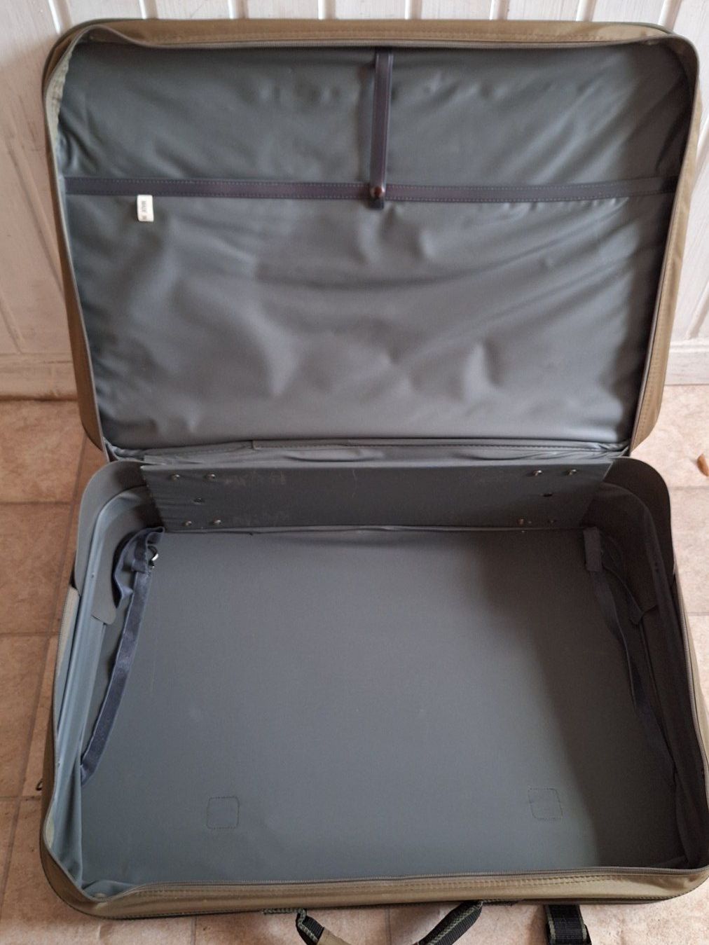 Valigie: Reise- Koffer , "Rondell" blau /braun ,2 Rollen – Usato da Dornach venduto da majo8689 1