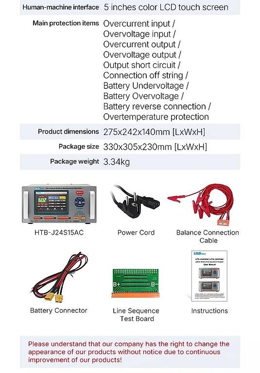 Messen: Heltec HTB-J24S 24S Lithium-Batterie-Equalizer 15A – Neu und originalverpackt aus Malans GR von BUYBEST-Schweiz 8