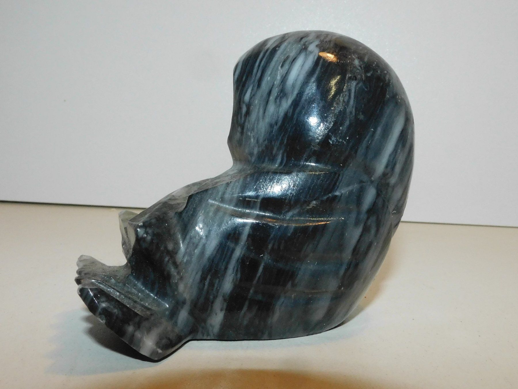 Statuette: Figur Stein - Marmorfigur Eulen Figur – Usato da Sursee venduto da 76 3